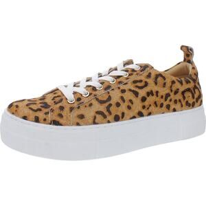 Jack Rogers Women Low Top Lace Up Platform Sneakers Paige Size US 6.5M Leopard